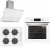 Silverline Beyaz Set 3 Ankastre Set CS5335W01 + BO6504W01 + 3420 Classy 60