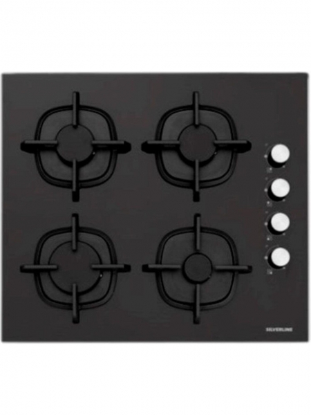 Silverline Siyah Ankastre Set CS5343B01 + BO6504B01 + 3490 Oslo 60