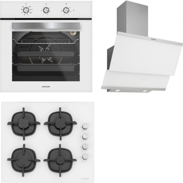 Silverline Beyaz Ankastre Set CS5343W01 + BO6503W01 + 3420 Classy 60