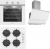 Silverline Beyaz Ankastre Set CS5343W01 + BO6503W01 + 3420 Classy 60
