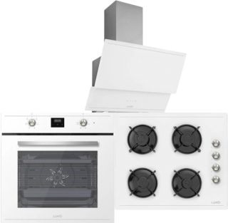 Luno Beyaz Ankastre Set LC5335W01 + F6502W01 + 3420.6W01