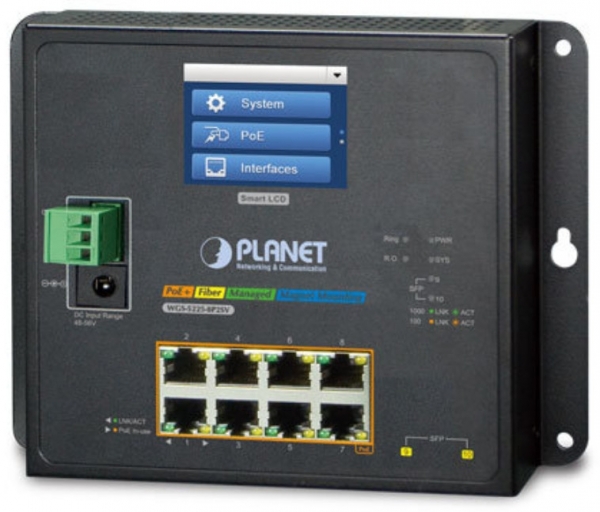 Planet PL-WGS-5225-8P2SV Yönetilebilir Switch