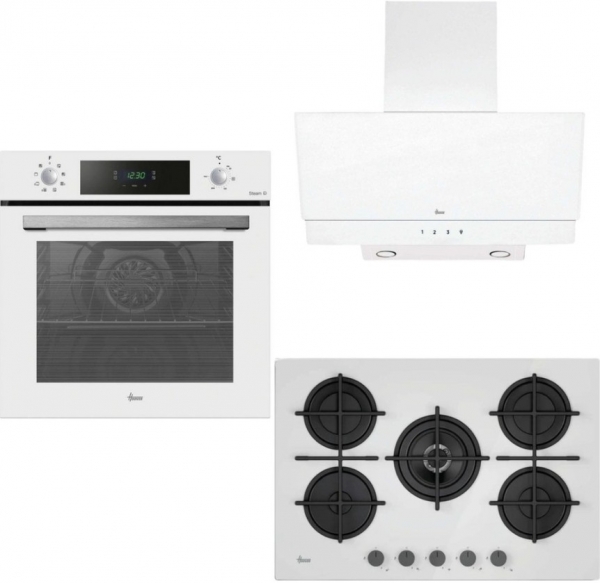 Hoover XL Beyaz Ankastre Set HVG74WK3W + HO3158W + HDG9C2GWTK