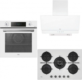 Hoover XL Beyaz Ankastre Set HVG74WK3W + HO3158W + HDG9C2GWTK