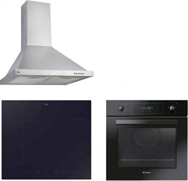 Hoover & Candy Omnella Ankastre Set HH64CCB + FCP405N