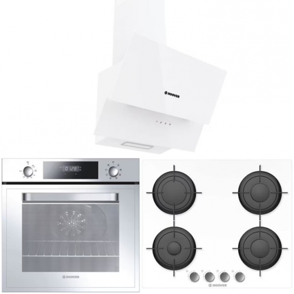 Hoover Beyaz Ankastre Set HVW6MW + HOT 3051 WI + HDG6CGWTK
