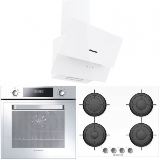 Hoover Beyaz Ankastre Set HVW6MW + HOT 3051 WI + HDG6CGWTK