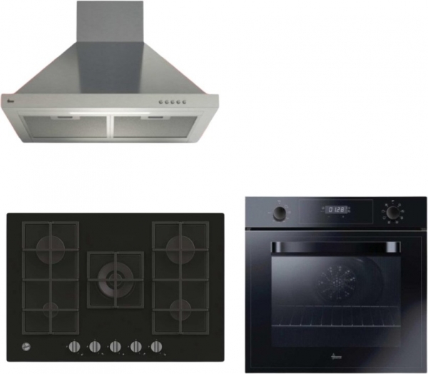 Hoover Verossa Ankastre Set HVG74K3B + HOT 3051 BI