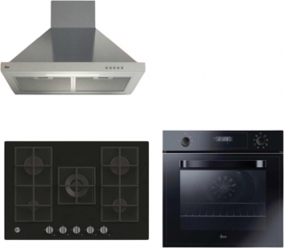 Hoover Verossa Ankastre Set HVG74K3B + HOT 3051 BI
