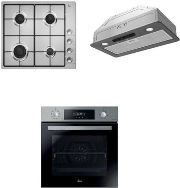 Hoover İnox Ankastre Set HHW6LMX + HO3158IN + HPY6SGTK