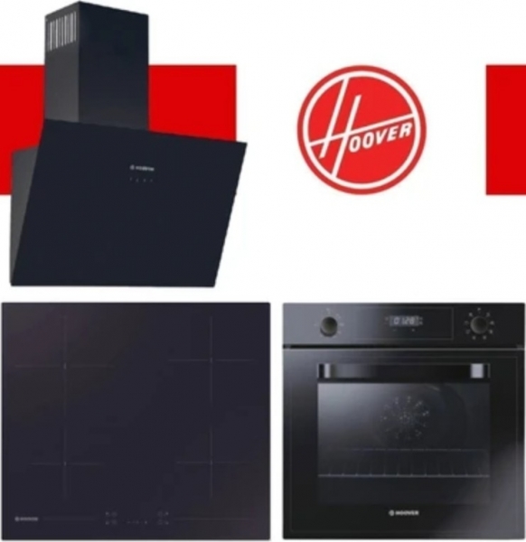 Hoover Siyah Ankastre Set HH64CCB + HOT 3051 BI