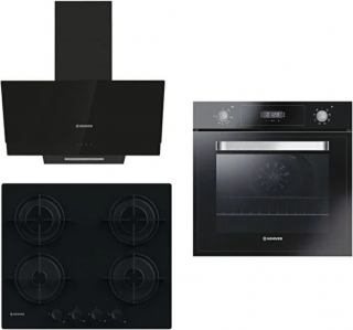 Hoover Siyah Ankastre Set HVW6MBB + HOT 3161 BI + HDG6C2GBTK