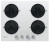 Hoover Beyaz & Inox Ankastre Set HVW6MW + HOT 3051 WI + HCH6MXTK