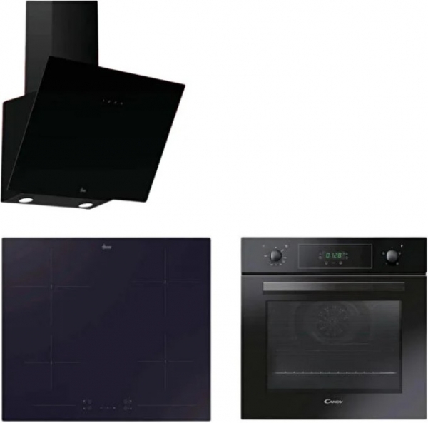 Hoover & Candy Arvigo Ankastre Set HH64CCB + FCP405N