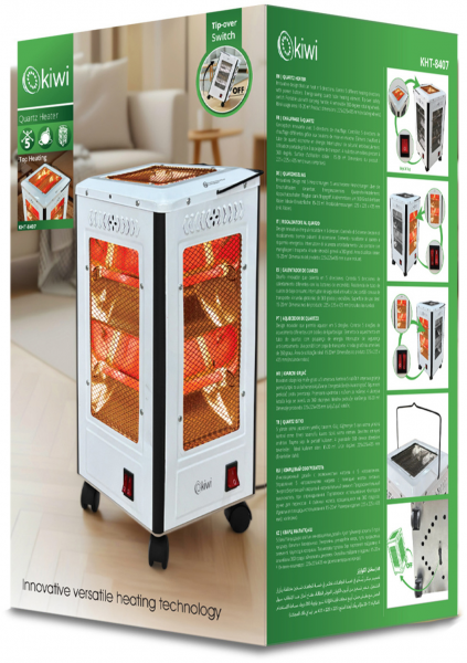 Kiwi KHT-8407 2000W Quartz Isıtıcı