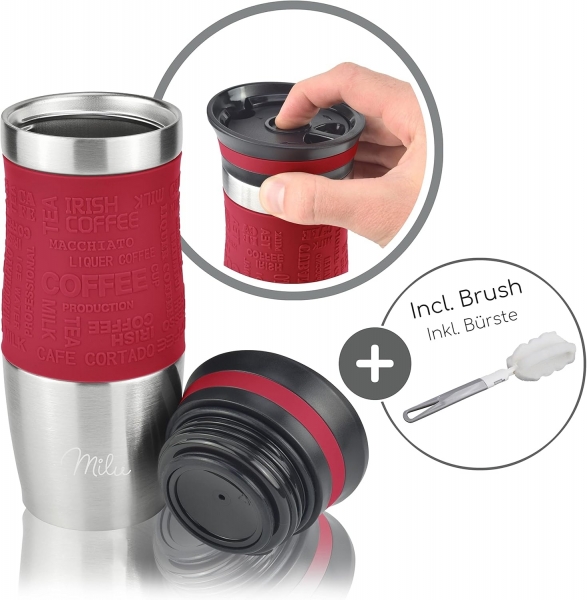 Milu Thermobecher Kaffee Termos (450 ml)