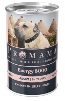 Promama Energy 5000 Yetişkin Biftekli 400 gr Köpek Maması