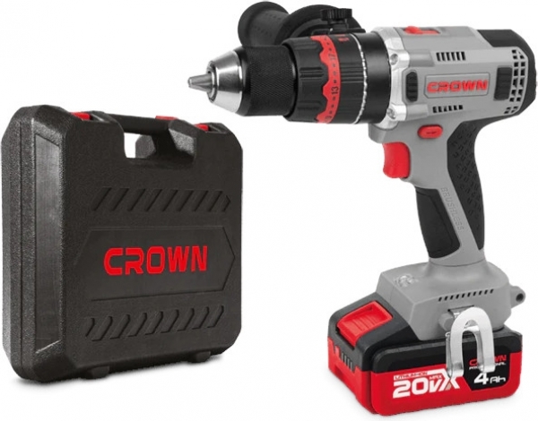 Crown CT21093HMX-4 BMC Akülü Matkap (2 Akülü / 4 Ah)