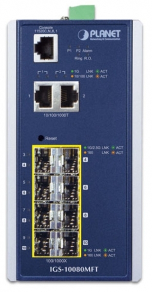 Planet PL-IGS-10080MFT Yönetilebilir Switch