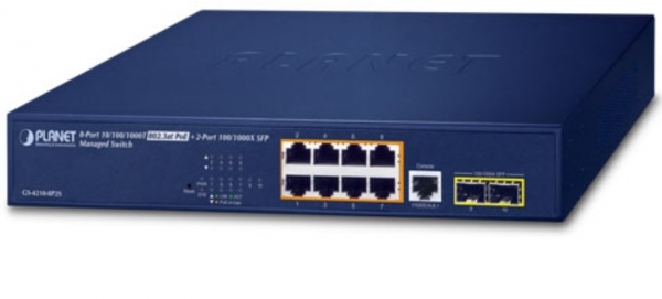 Planet PL-GS-4210-8P2S Yönetilebilir Switch