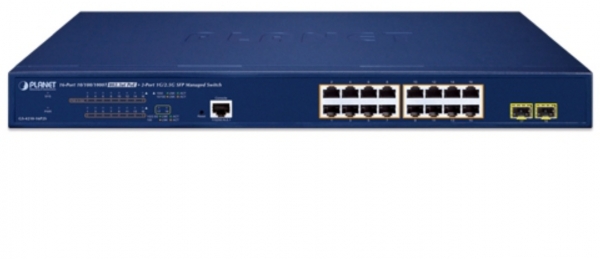 Planet PL-GS-4210-16P2S Yönetilebilir Switch
