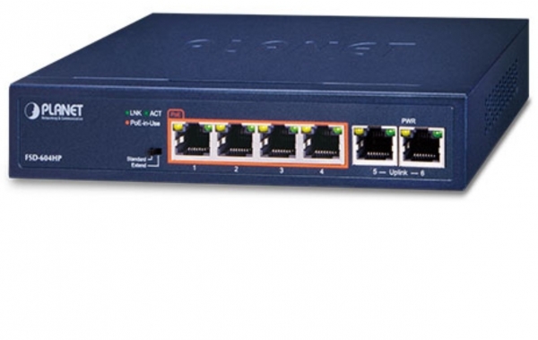 Planet PL-FSD-604HP Switch