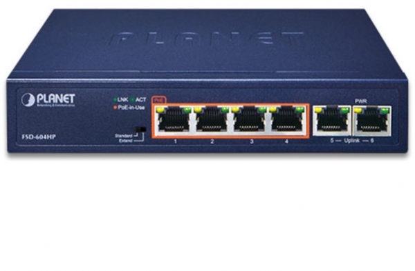 Planet PL-FSD-604HP Switch