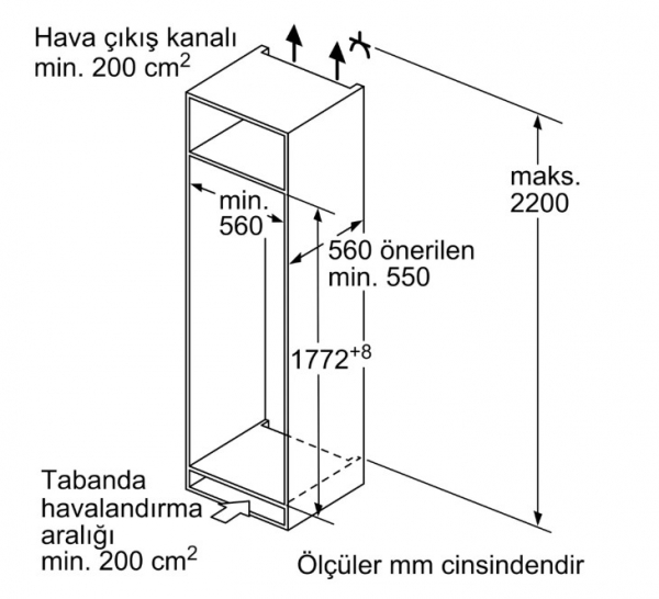 Siemens KI82LADD0 Buzdolabı