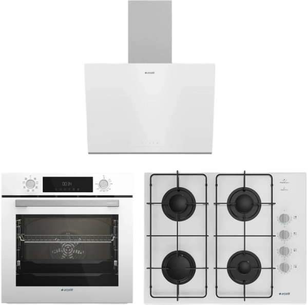 Arçelik Smart Beyaz Ankastre Set OCD D 651-2 EKB + AFC 341 B + ADE 606-2 B