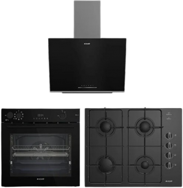 Arçelik Smart Siyah Ankastre Set OCD T 601 ES + AFC 362 S + P 27 YS