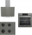 Arçelik Fibona Gri Ankastre Set OCD T 651 EG + AFC 330 G + ADE 606-4 G