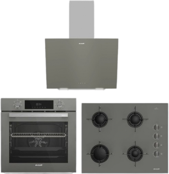 Arçelik Gri Ankastre Set OCD T 651 EG + AFC 330 G + ADE 604-1 G