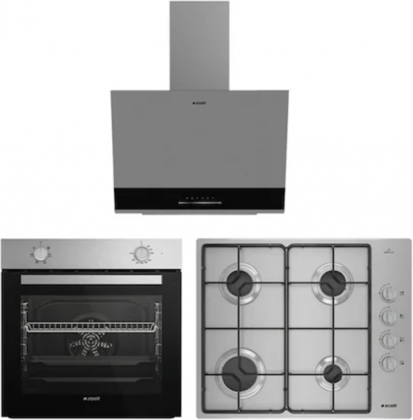 Arçelik Gri Ankastre Set OMD D 611 EI + AFM 130 I + ADE 606-2 I