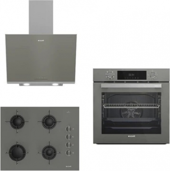 Arçelik Gri Ankastre Set OCD T 651 EG + AFC 340 G + ADE 604-1 G