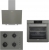 Arçelik Gri Ankastre Set OCD T 651 EG + AFC 340 G + ADE 604-1 G