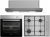Arçelik İnox Ankastre Set OMD D 611 EI + AFM 130 I + P 171 TI