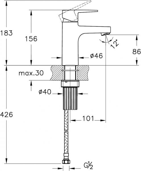 Artema Shift T30 A43688 Lavabo Bataryası