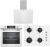 Beko Beyaz Ankastre Set BOCD T 6510 EB + BFC 430 B + BDE 6062 B