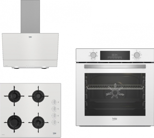 Beko New White Star Ankastre Set BOCD T 6011 EB + BFC 330 B + BDE 6050 HB
