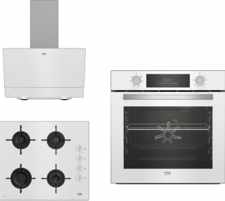 Beko New White Star Ankastre Set BOCD T 6011 EB + BFC 330 B + BDE 6050 HB