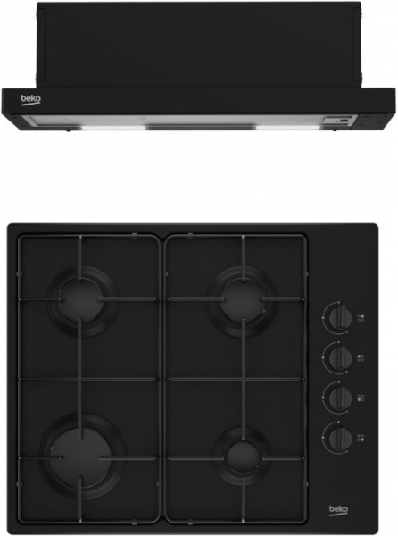 Beko Siyah 2'li Ankastre Set BOMD D 6110 ES + + P 38 TS