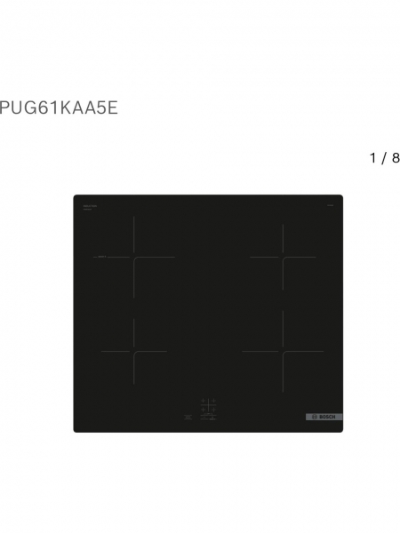 Bosch Siyah Set 287 Ankastre Set PUG61KAA5E + HBF512BB1T + DWK64PJ60T