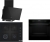 Bosch Siyah Set 336 Ankastre Set POP6C6P30O + HUA717BA0T + DWK65AD30R