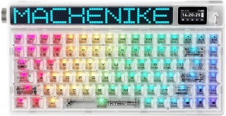 Machenike KT84-B84W White Klavye