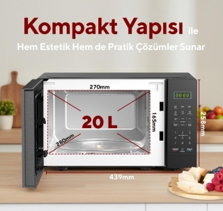 Kumtel HM-12 Mikrodalga Fırın