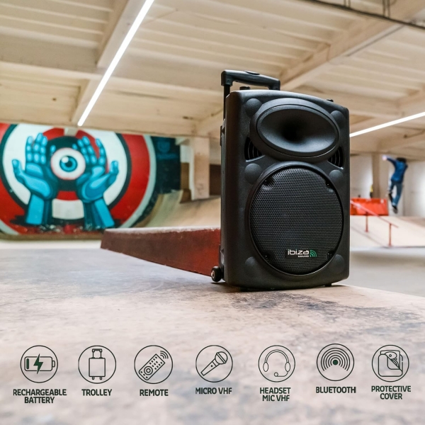 Ibiza PORT15VHF-BT Müzik Sistemi (400 W)