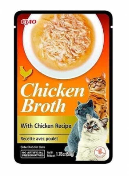 Inaba Ciao Tavuk Sulu ve Tavuklu 50 gr Kedi Maması