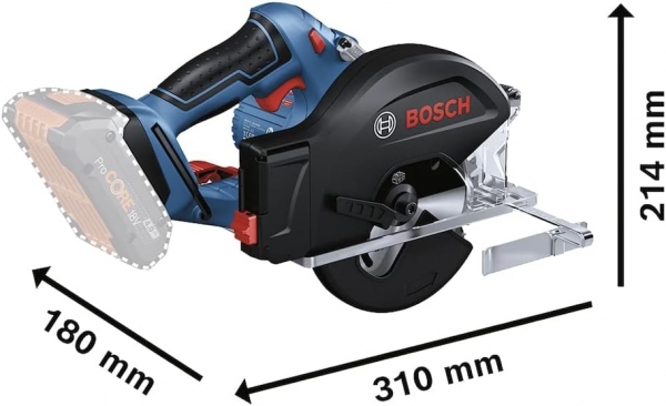 Bosch GKM 18V-50 Professional Daire Testere (Akü Dahil / 4 Ah)