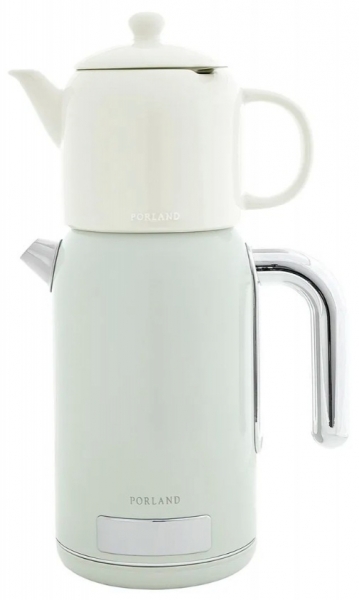 Porland Retro Porselen Çay Makinesi