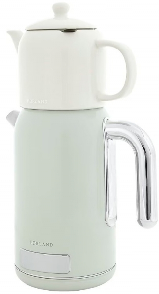 Porland Retro Porselen Çay Makinesi